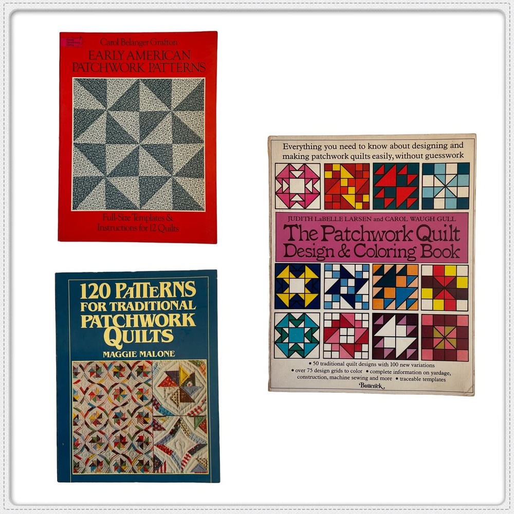 Quilting Books, Set of (3)